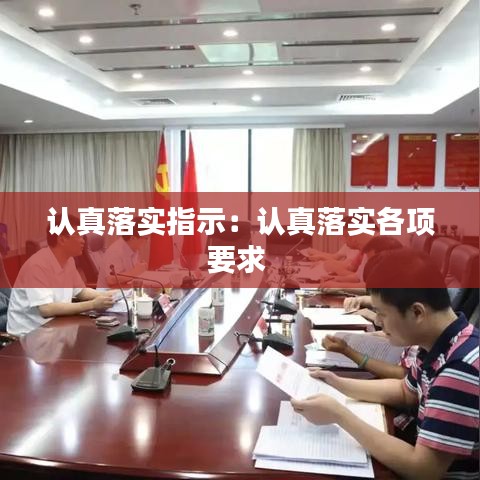 认真落实指示：认真落实各项要求 