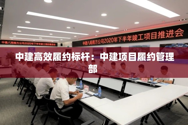 中建高效履约标杆：中建项目履约管理部 