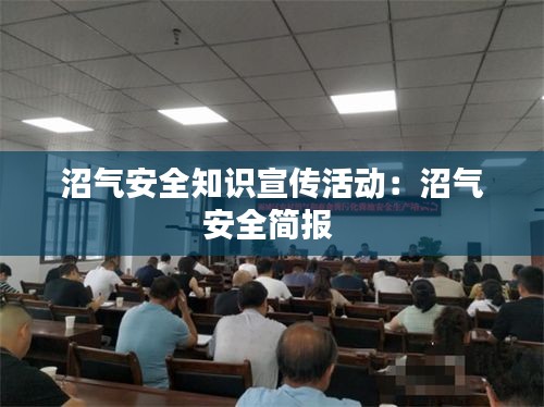 沼气安全知识宣传活动：沼气安全简报 