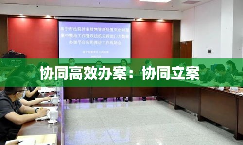 协同高效办案：协同立案 