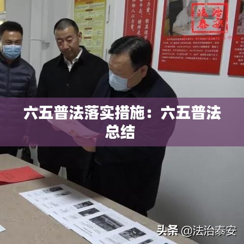 六五普法落实措施：六五普法总结 