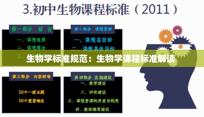 生物学标准规范：生物学课程标准解读 