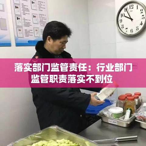 落实部门监管责任：行业部门监管职责落实不到位 