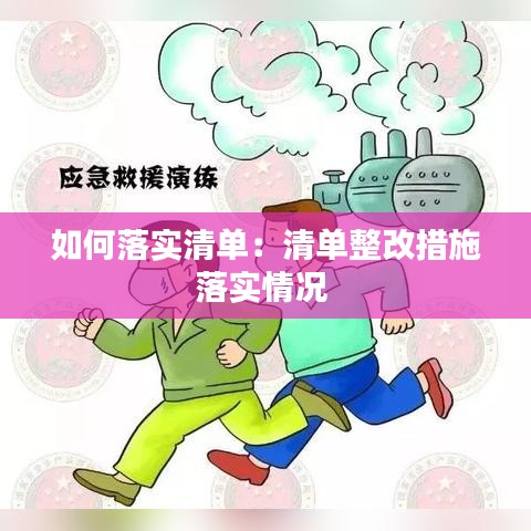 如何落实清单：清单整改措施落实情况 
