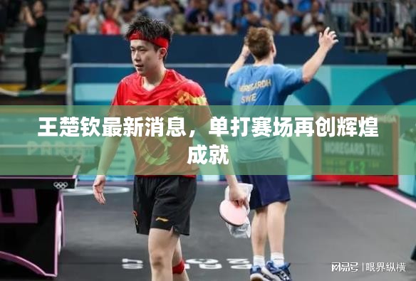 王楚钦最新消息，单打赛场再创辉煌成就