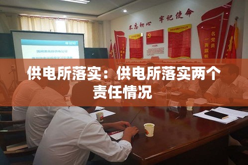 供电所落实：供电所落实两个责任情况 