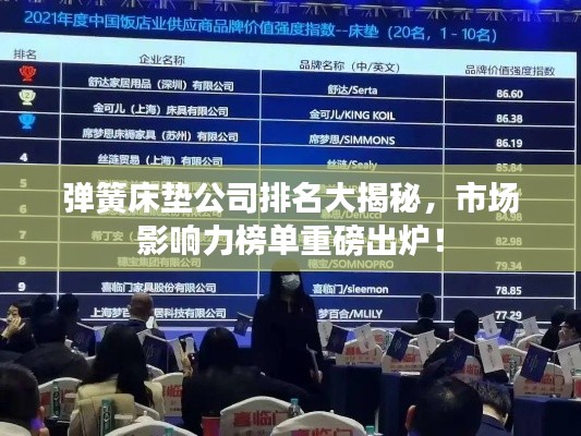 弹簧床垫公司排名大揭秘，市场影响力榜单重磅出炉！