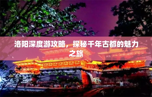 洛阳深度游攻略，探秘千年古都的魅力之旅