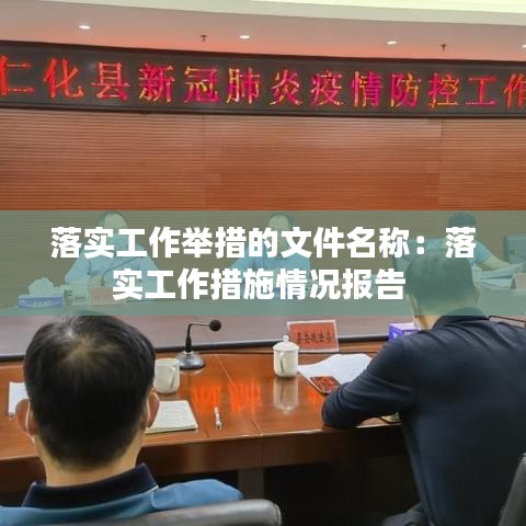 落实工作举措的文件名称：落实工作措施情况报告 