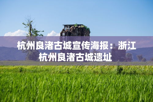 杭州良渚古城宣传海报：浙江杭州良渚古城遗址 
