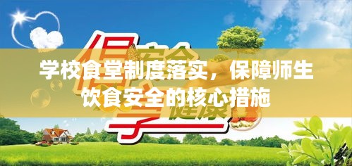 学校食堂制度落实，保障师生饮食安全的核心措施