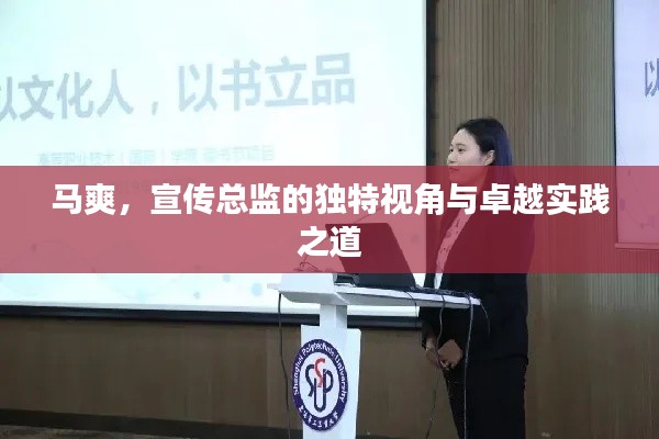 马爽，宣传总监的独特视角与卓越实践之道