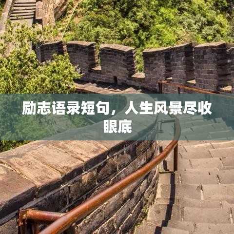 励志语录短句，人生风景尽收眼底