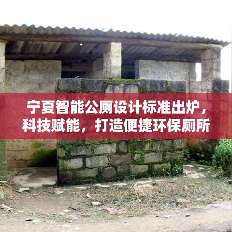 宁夏智能公厕设计标准出炉，科技赋能，打造便捷环保厕所新标杆