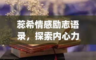 蕊希情感励志语录，探索内心力量，启迪心灵之旅