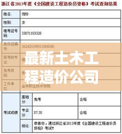 最新土木工程造价公司排名榜深度解析