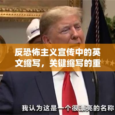 反恐怖主义宣传中的英文缩写，关键缩写的重要性及应用解析