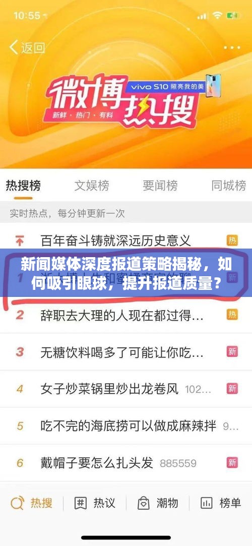 新闻媒体深度报道策略揭秘，如何吸引眼球，提升报道质量？