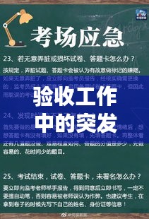 验收工作中的突发情况应对策略解析
