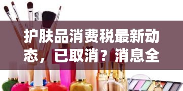 护肤品消费税最新动态，已取消？消息全面解析！