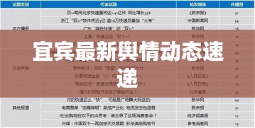 宜宾最新舆情动态速递