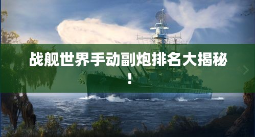 战舰世界手动副炮排名大揭秘！