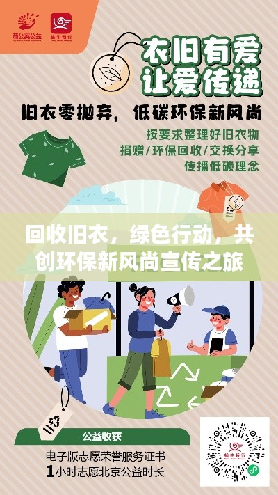 回收旧衣，绿色行动，共创环保新风尚宣传之旅