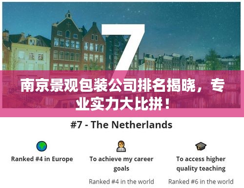 南京景观包装公司排名揭晓，专业实力大比拼！
