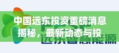 中国远东投资重磅消息揭秘，最新动态与投资亮点一网打尽