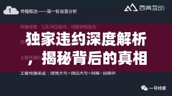 独家违约深度解析，揭秘背后的真相！