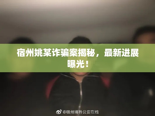 宿州姚某诈骗案揭秘，最新进展曝光！