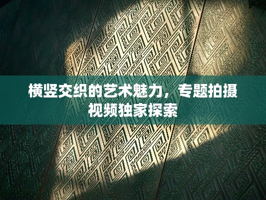 横竖交织的艺术魅力，专题拍摄视频独家探索