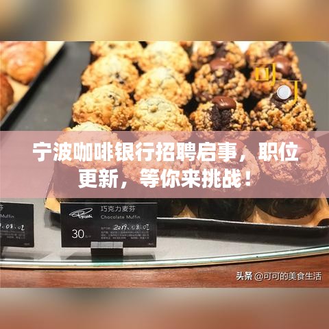 宁波咖啡银行招聘启事，职位更新，等你来挑战！