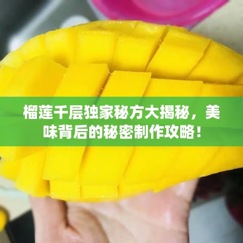 榴莲千层独家秘方大揭秘，美味背后的秘密制作攻略！