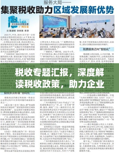 税收专题汇报，深度解读税收政策，助力企业发展！