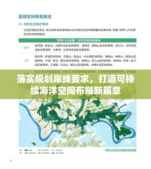 落实规划岸线要求，打造可持续海洋空间布局新篇章