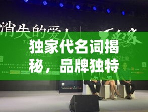 独家代名词揭秘，品牌独特魅力的塑造之道