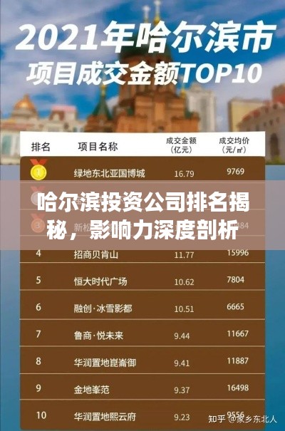 哈尔滨投资公司排名揭秘，影响力深度剖析