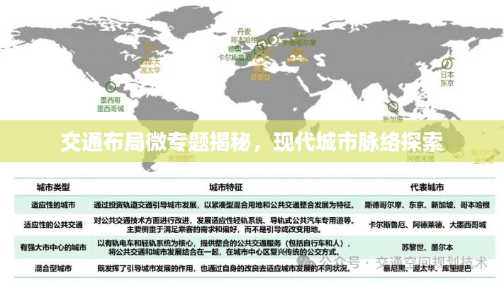 交通布局微专题揭秘，现代城市脉络探索