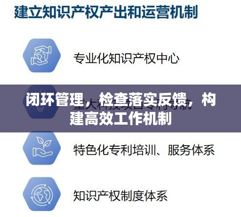 闭环管理，检查落实反馈，构建高效工作机制