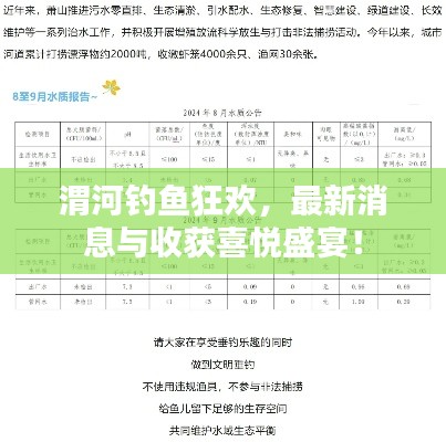 渭河钓鱼狂欢，最新消息与收获喜悦盛宴！