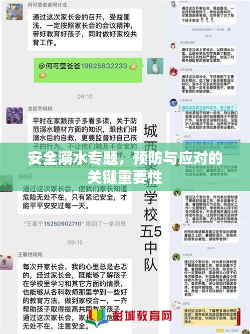 安全溺水专题，预防与应对的关键重要性