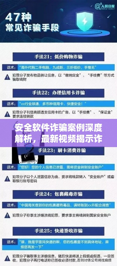 安全软件诈骗案例深度解析，最新视频揭示诈骗手法