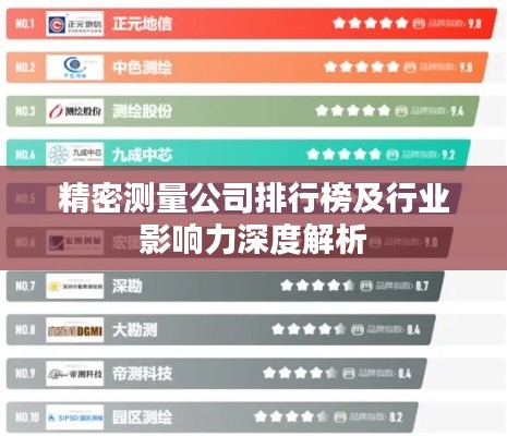 精密测量公司排行榜及行业影响力深度解析