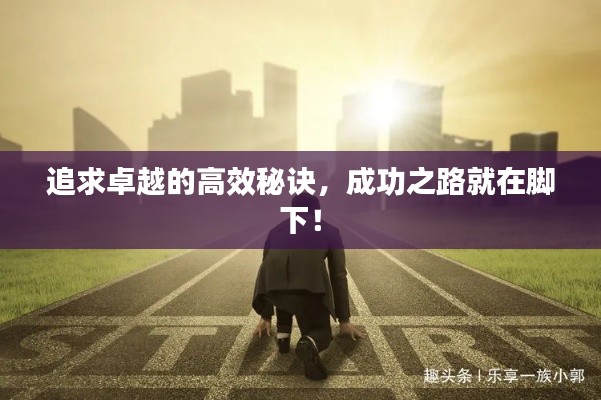 追求卓越的高效秘诀，成功之路就在脚下！
