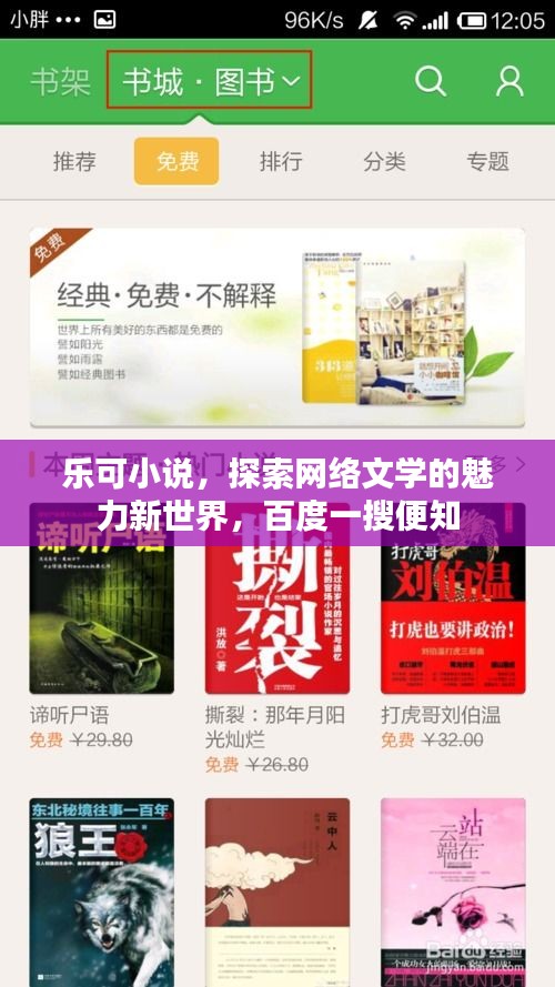 乐可小说，探索网络文学的魅力新世界，百度一搜便知
