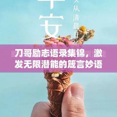 刀哥励志语录集锦，激发无限潜能的箴言妙语
