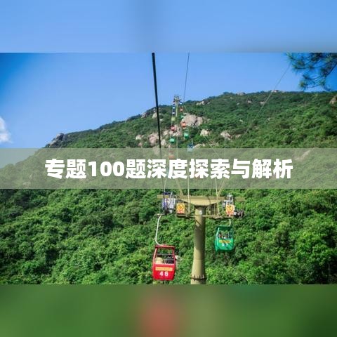 专题100题深度探索与解析