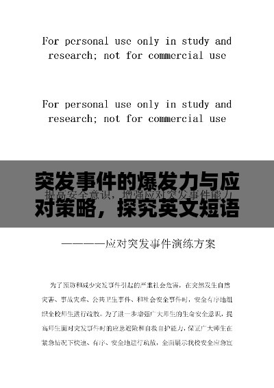 突发事件的爆发力与应对策略，探究英文短语及其实际应用