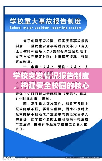 学校突发情况报告制度，构建安全校园的核心环节